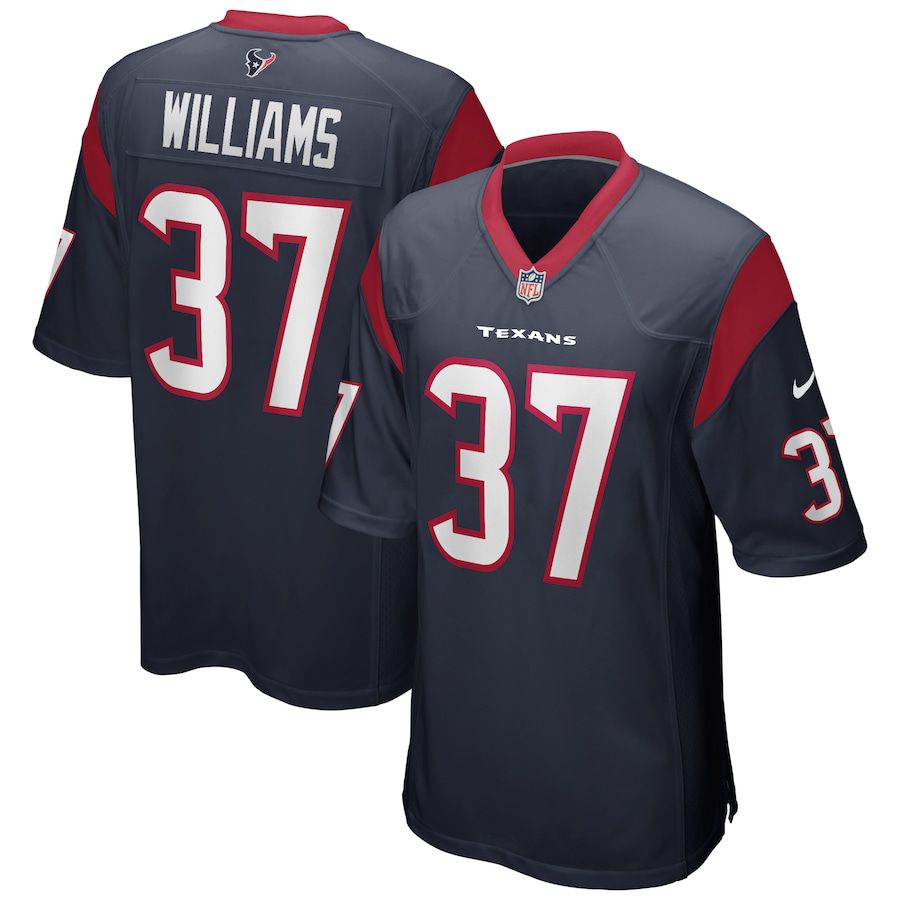 Men Houston Texans 37 Domanick Williams Nike Navy Game Retired Player NFL Jersey